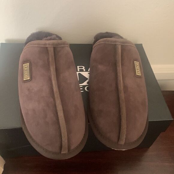 Australia luxe Collective soft genuine shearling scuff sleeper size M, new - Picture 4 of 12